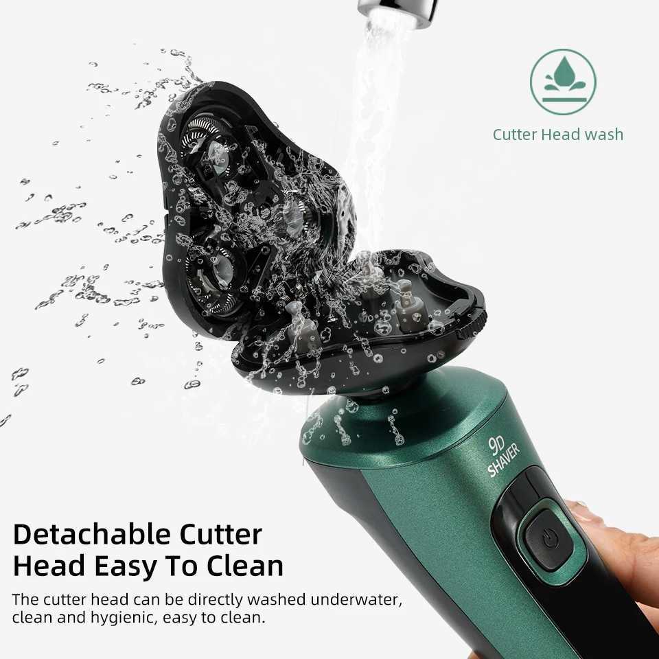 Electric Shaver 4 in 1 Electric Shaver Body Washable Rechargeable Electric Beard Trimmer Shaving Machine For Men Beard Razor Fast Charging