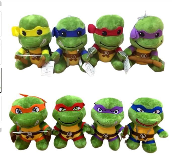 Jouet en peluche tortue de combat mignon, compagnon de jeu pour enfants, cadeau de vacances, décoration de salle, vente en gros