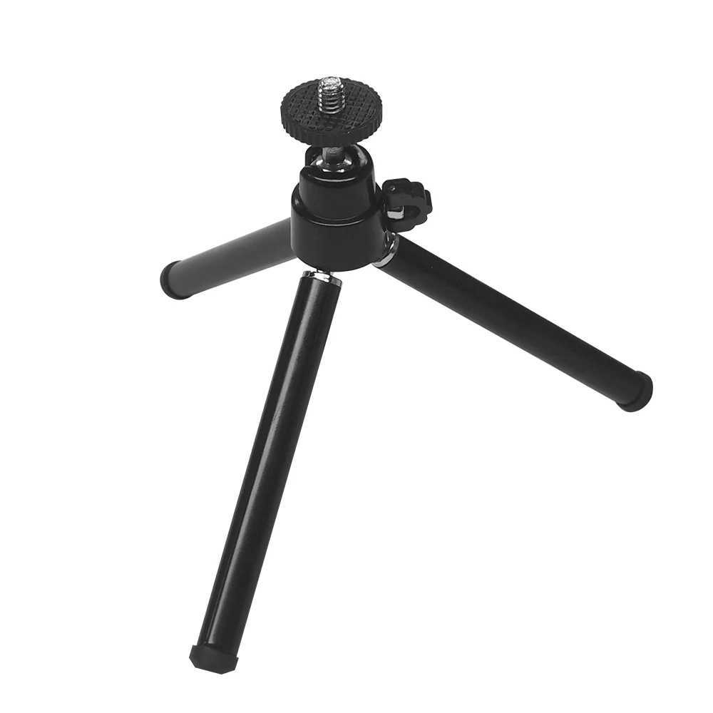 Statieven Draagbare Mini Webcam Statief voor Smartphone Lichtgewicht Flexibele Webcamera Desktop Ondersteuning Stand Telefoonhouder Tafel StandL240115