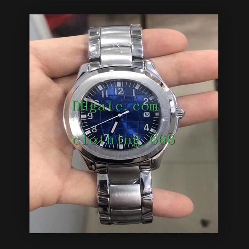 7 Stil Erkekler Aquanaut 5167 1a-001 Gradyan Kadran 40mm Otomatik Mekanik Kol saatleri Safir Çelik Tasarımcısı249m