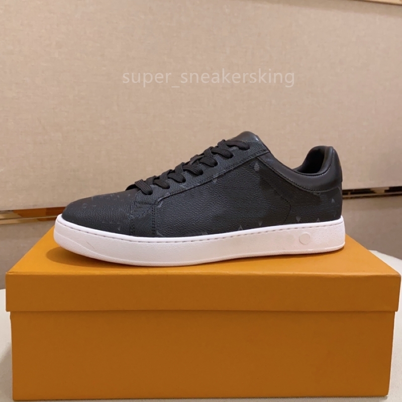 Scarpe firmate Uomo Beverly Hills Sneakers Sneaker in pelle di vitello Sneaker con plateau in gomma Scarpe da ginnastica con stampa in rilievo