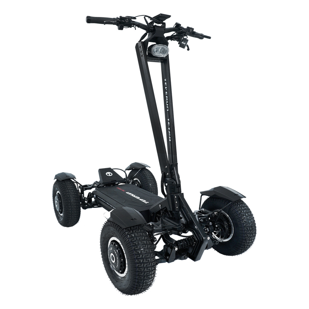 NEW Teverun TETRA 1500W*4 60V 60AH Peak 12000W TFT Display 13inch Tire Off-Road Max Speed 55km/h NFC/APP Lock Official Electric Scooter