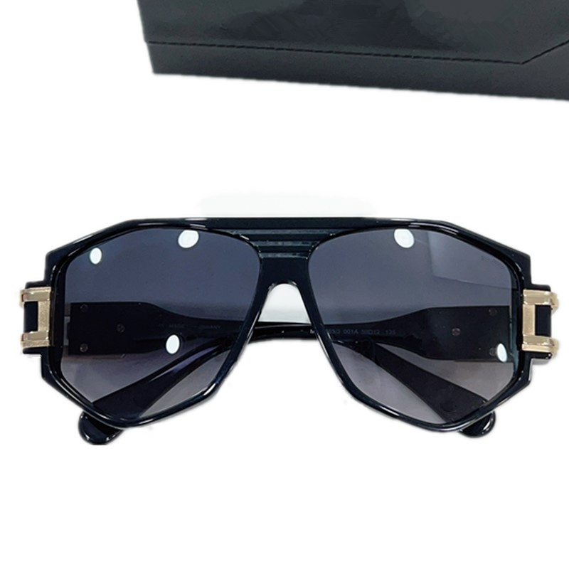Солнцезащитные очки EURO-AM Star, большие солнцезащитные очки Pilot 63, UV400, идеальная планка + металл, унисекс, рецепт 59-12, модные мужские очки для вождения, полный комплект дизайнерского футляра GOGGLES