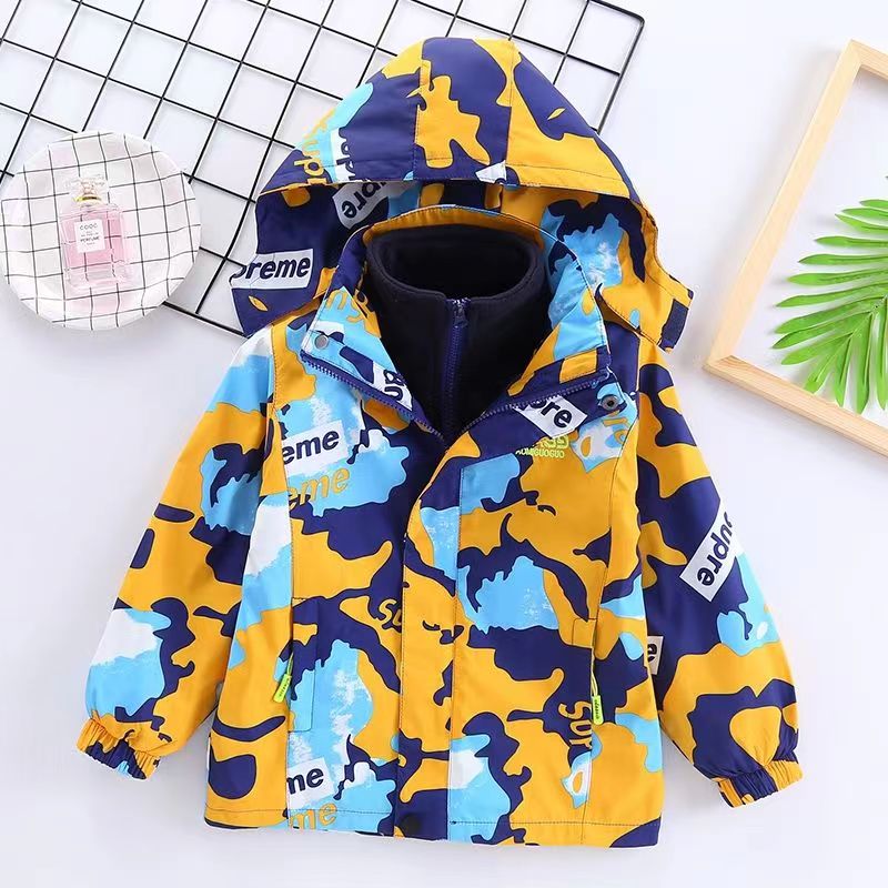 2024 Kids Designer Winter Ski Jackets Girls Windproof SoftShell Fleece Hoodies Jacka Outdoor Boys Coat