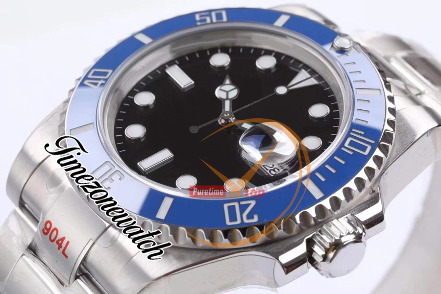 EWF V2 41mm A3235 Automatic Mens Watch 126619 Blue Ceramics Bezel Black Dial 904L Steel Case Bracelet Best Version Same Serial Warranty Card Timezonewatch EWA2