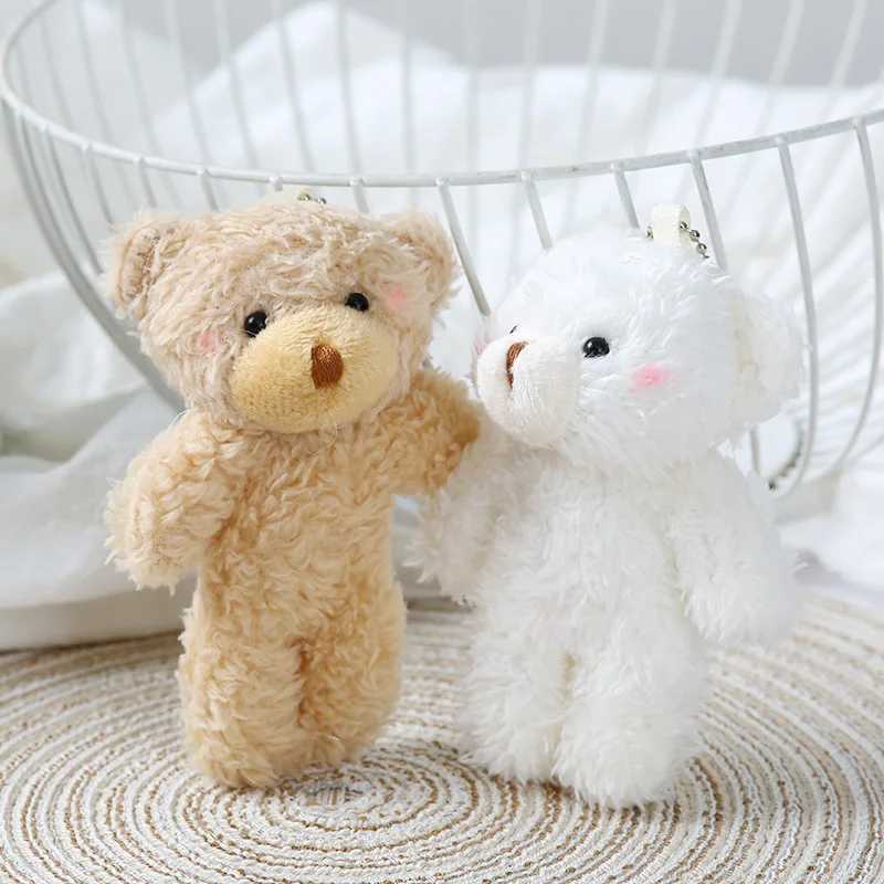 Bonecas de pelúcia 12cm bonito blush teddy bear brinquedos de pelúcia dos desenhos animados coelho coelho animal pelúcia bonecas chaveiro pingente menina pequeno presente atacado