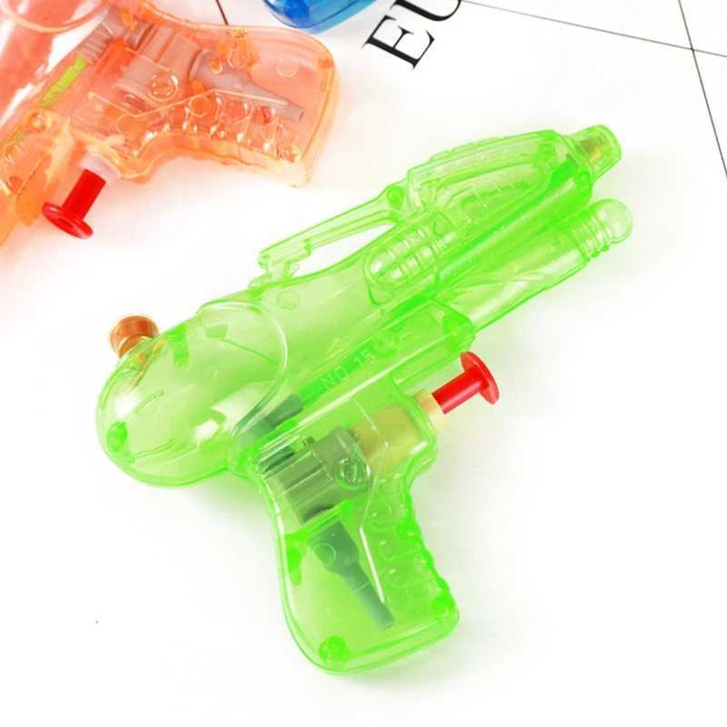 Sand Play Water Fun 5 pièces jouet pour enfants pistolets à eau Mini pistolets à eau transparents pour enfants été en plein air combat plage Blaster jouet jouet de combat