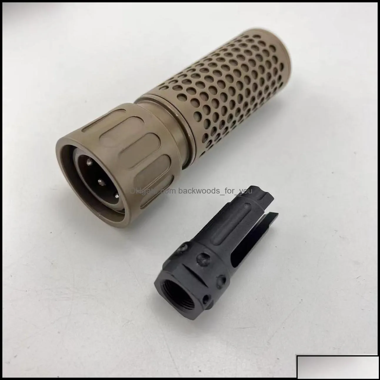 tactical accessories tactical accessories kac qdc compensator 14mm ccw negative thread comp for air soft wargame and simated shootin