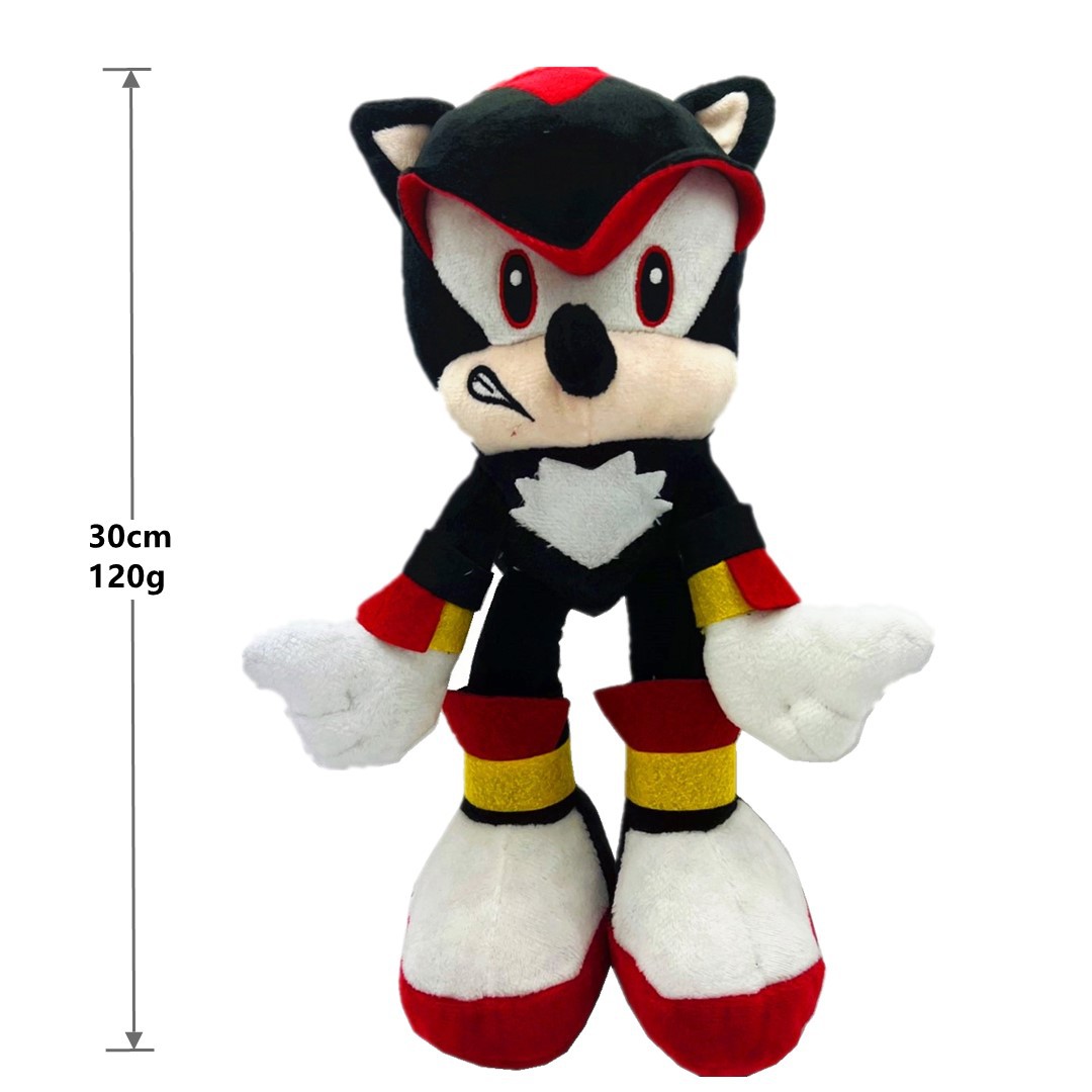 Super Sonic Hedgehog Plush Toys 30cm Soft Sonic Plush Figure Dolls Soffa Bedroom Decoration Children Birthday Presents