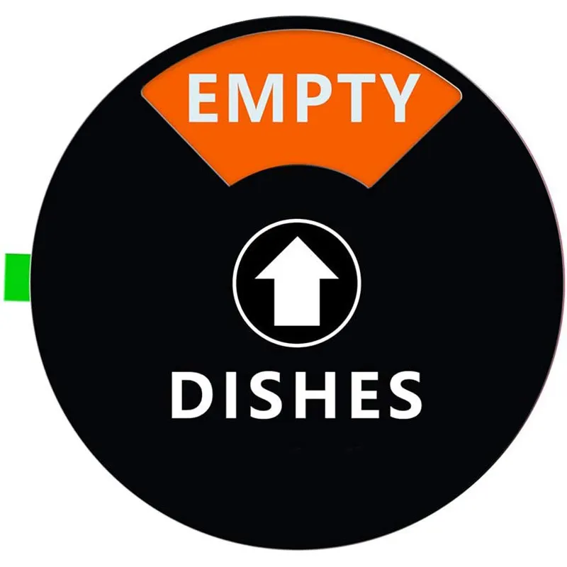 Running Empty Magnet Dishwasher Magnet Stickers Clean Dirty Magnet Double-Sided Type Dishwasher Sign Decor Accessories z0071