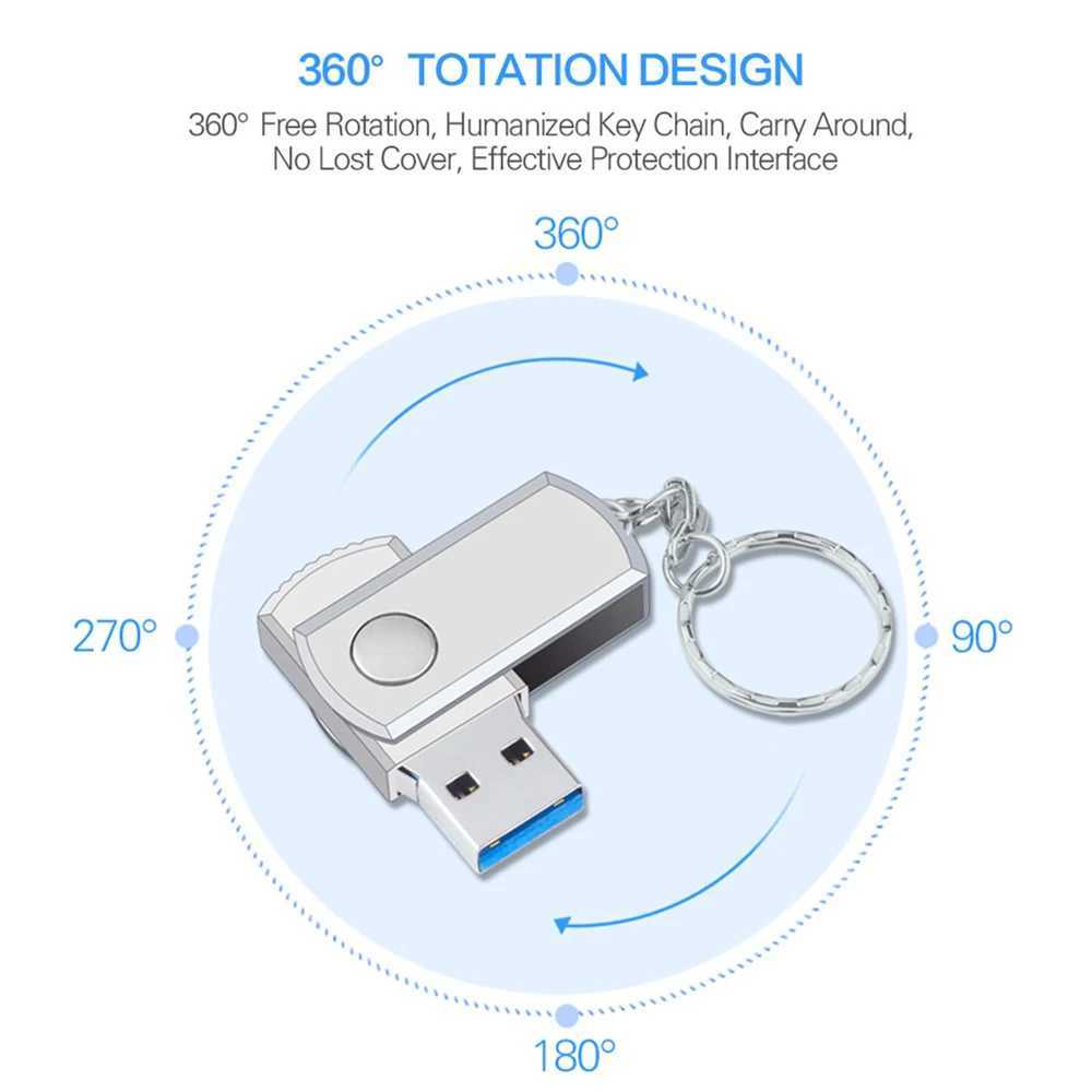 Clés USB Super métal stylo lecteur 16 to clé Usb clés USB 8 to 4 to mémoire Usb 3.0 clé USB 2 to Portable SSD Flash disque cadeau livraison gratuite