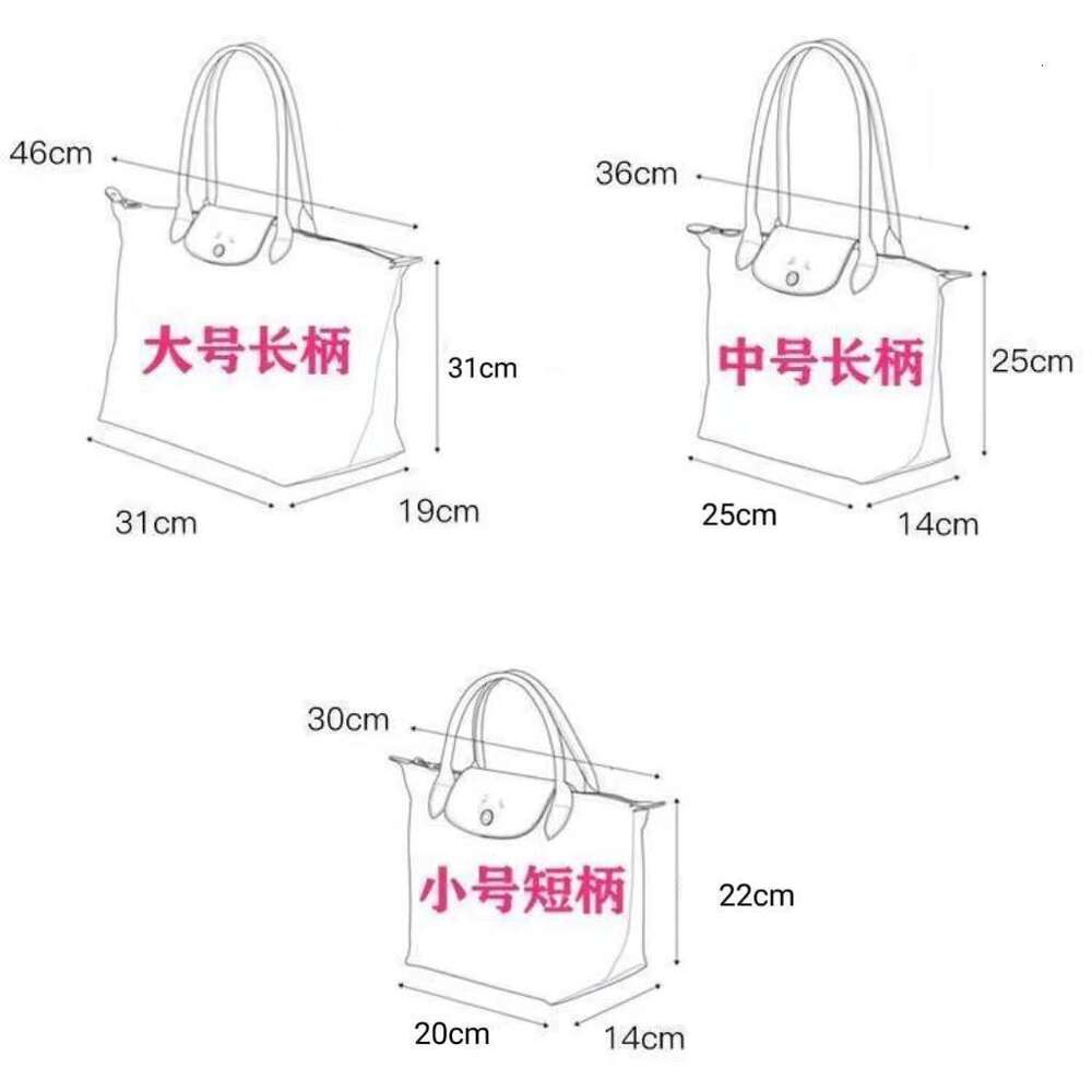 Luxury Designer Handags High Edition French Longxiang Bag 70th Anniversary Underarm Bag Handbag Tote Bag Single Shoulder Dumpling Bag Classic Womens Bag