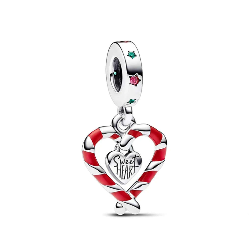 2024 neue Silber Überzug Jahr Sammlung Beliebte Liebe Herz Ballon Perlen Für Original Frauen Armband DIY Charme Schmuck