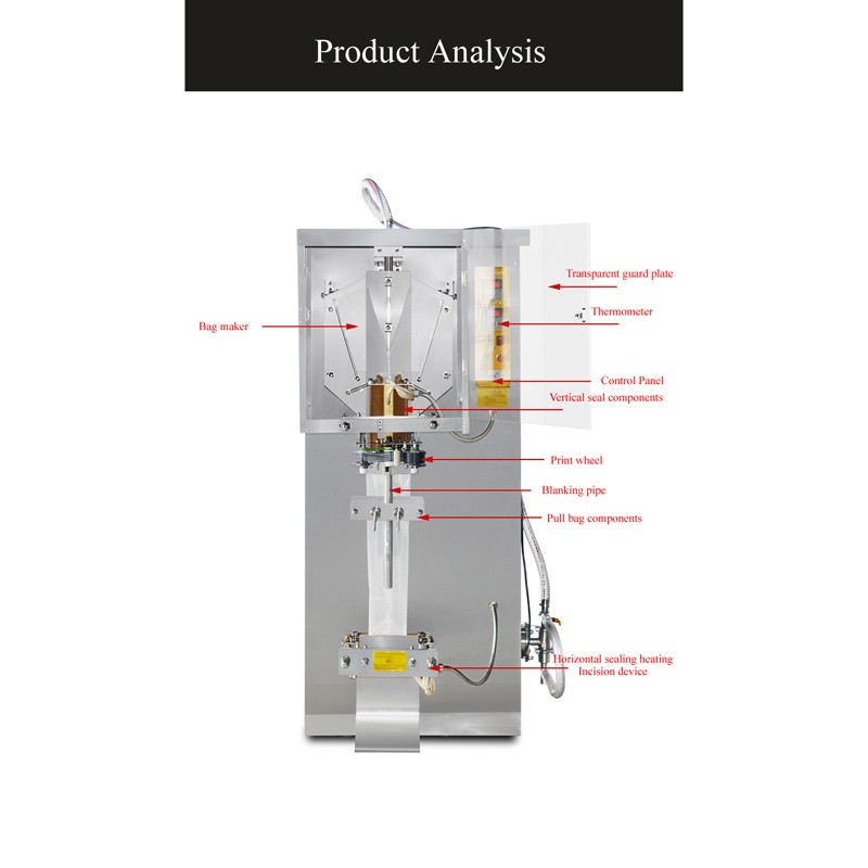 Automatic pure water sachet mineral water pouch packing machine price liquid packaging machine