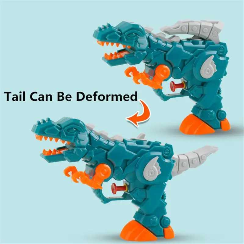 Sand Play Water Fun Robot Dinosaur Water Guns Toys Kids Squirt Gun For Child Summer Beach Swimming Pool Blaster Gun PortableLF