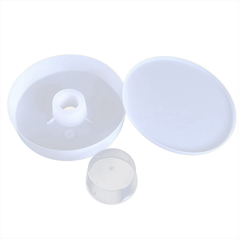 Mangeoire pour abeilles, 4 pintes, ronde et rapide, mangeoire d'entrée pour ruche, 2l, en plastique blanc, outils d'alimentation pour apiculture