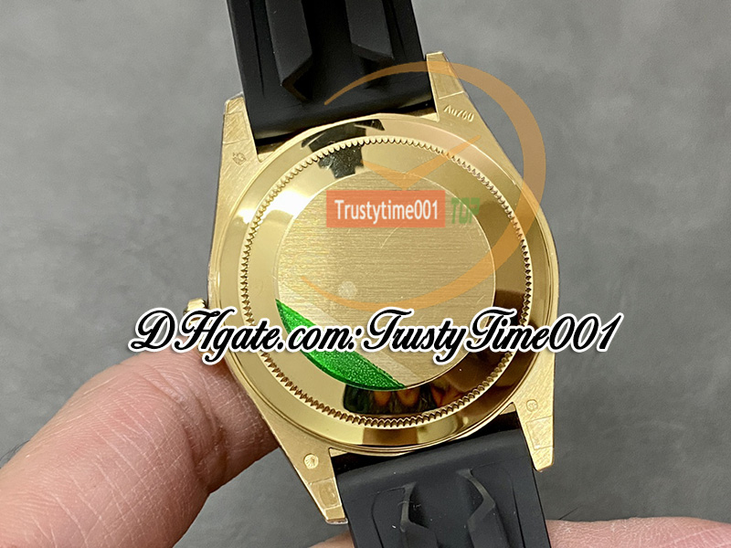 N V3 Sky 336238 A9002 Komplikationskalender Automatisk herrklocka 18K Gold Fluted Bezel Champagne Dial Stick Markers Rubber Band Super Edition TrustyTime001 Watches