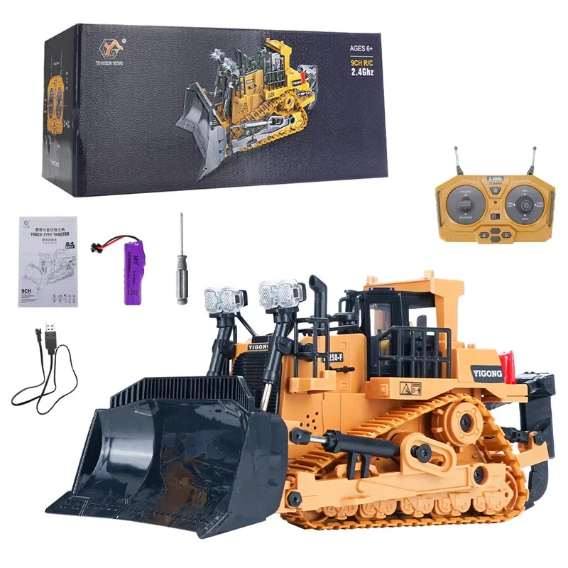 Wireless Gamepad Electric RC Car 2.4Ghz 1 20 Excavator Remote Control Truck Crawler Engineering Vehicle Radio s For Kids