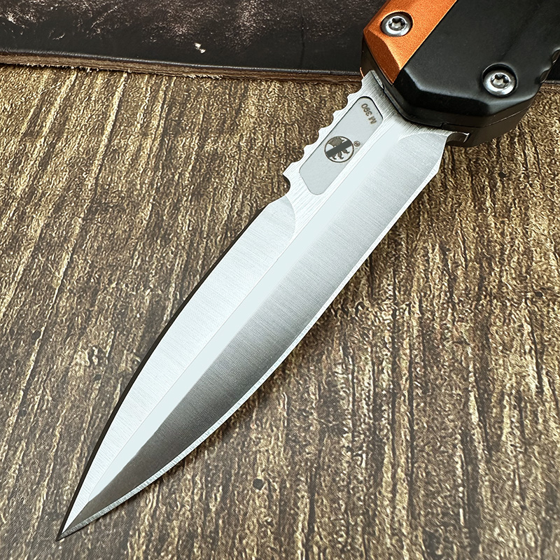 Coltello Glykon Coltelli tascabili Micro OTF Tech Lama M390 Coltello autodifesa esterna Manico in lega di alluminio di zinco Strumenti EDC