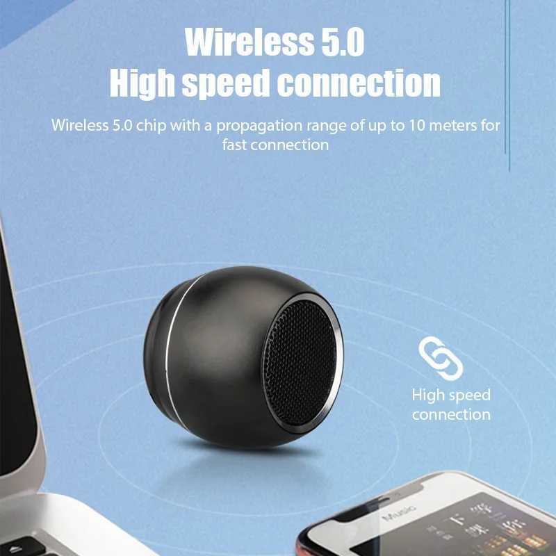 Bookshelf Speakers U3 TWS Mini Portable Bluetooth Speaker Metal Heavy Subwoofer Outdoor Sound Box Wireless aluminium Alloy Soundbar for etc