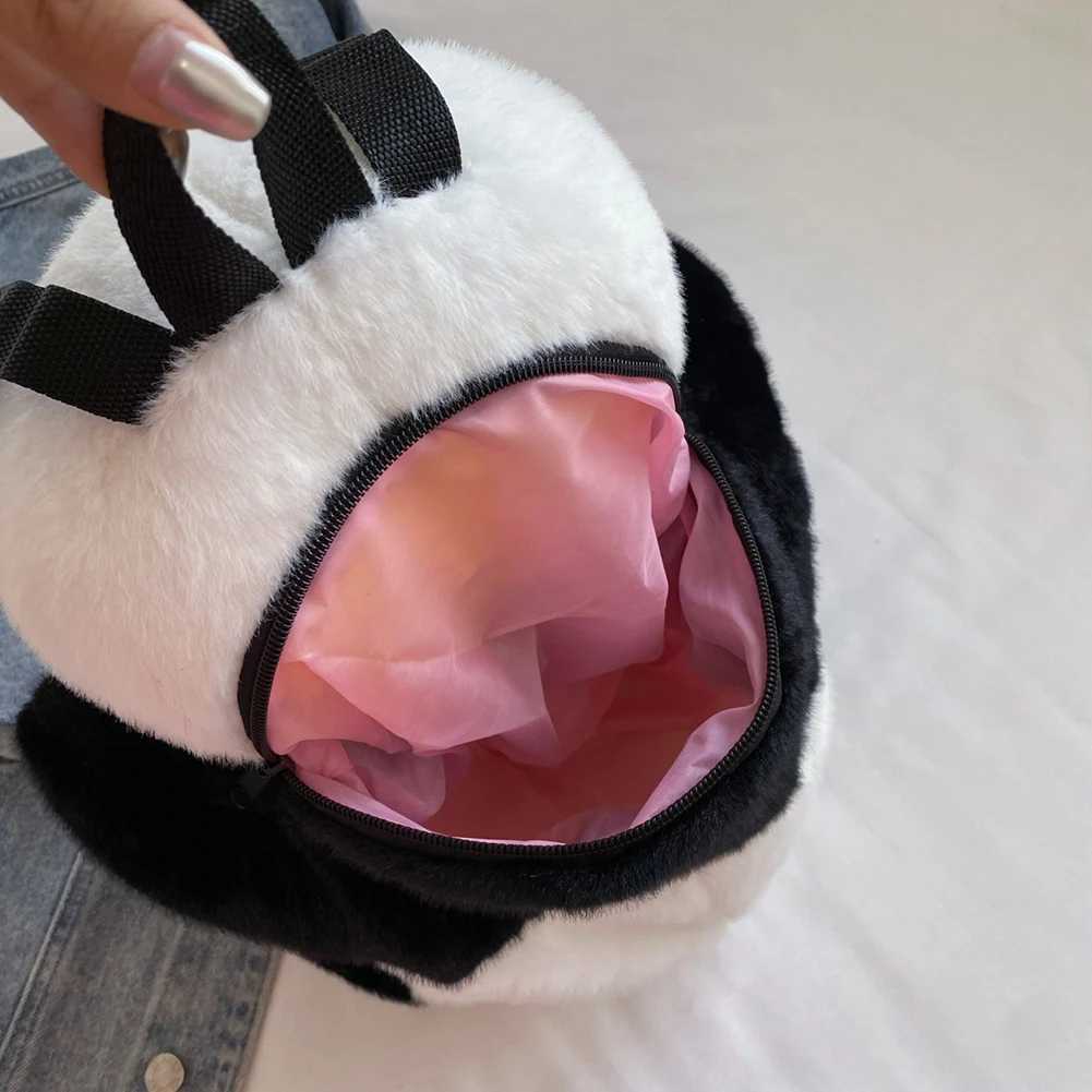 Zaini 2023 Panda Zaini Borsa animali di peluche Ragazze Ragazzi Zaini regolabili in peluche Scuola materna Zaino cartoni animati Giocattoli Regali bambini