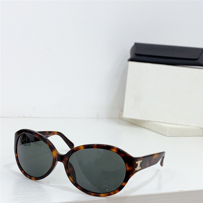 Novo design de moda óculos de sol formato oval 40271S armação de prancha de acetato simples e moderno estilo de rua ao ar livre óculos de proteção uv400
