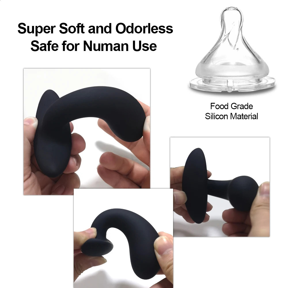 Nybörjare Butt Plug Trainer Kit för bekväm slitage Soft Silicone Anal Sex Toys Woman Adults Gay Intimate Products 240117