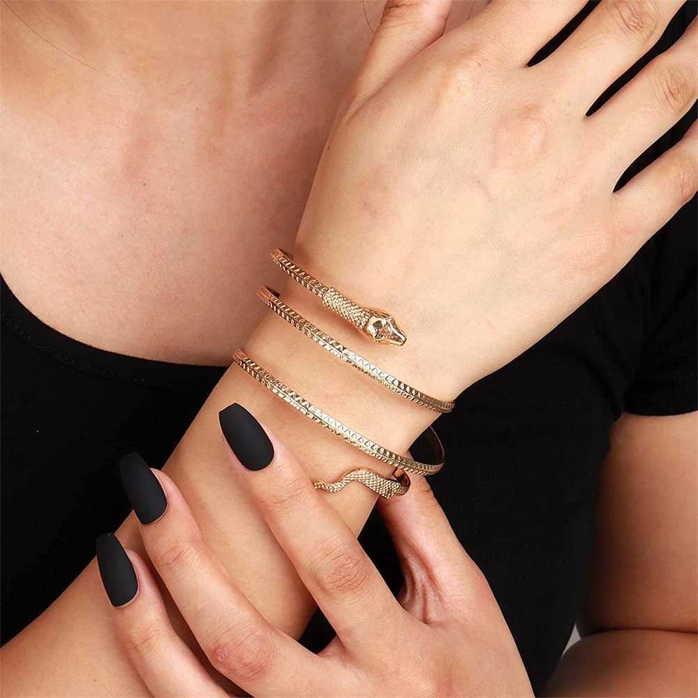 Charmearmbanden Mode Metalen Slangarmband voor Vrouwen Charme Handgemaakte Armband Bangles Bruiloft Veelzijdigheid Sieraden Accessoires Cadeau