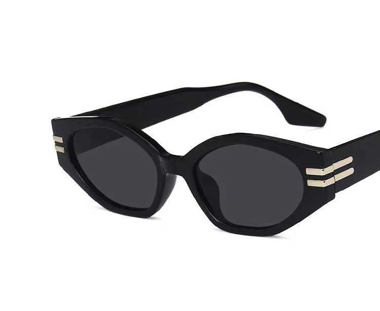 Retro Korean version cat-eye irregular sunglasses New sunglasses ladies with the same stylish personality sunglasses