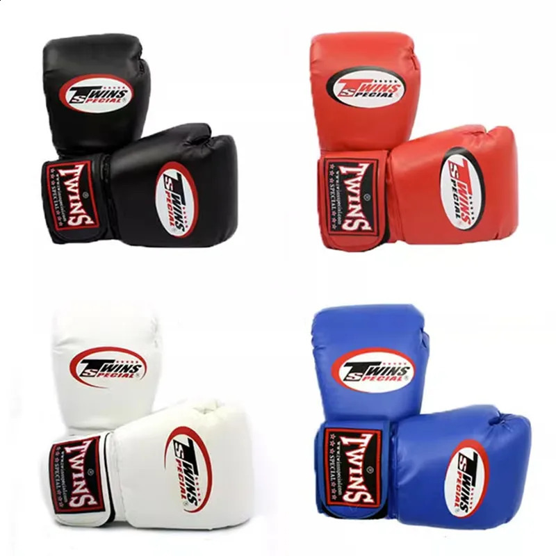 8101214 unz Profesjonalne rękawiczki bokserskie Wysoka jakość PU zagęszczone Muay Thai Sanda Akcesoria 240117