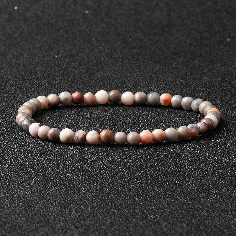 Charme Pulseiras 4mm Mini Chakra Pedra Pulseira Para Mulheres Energia Natural Stone Bead Yoga Cura Pulseira Homens Ágata Fluorite Onyx Jóias Pulsera