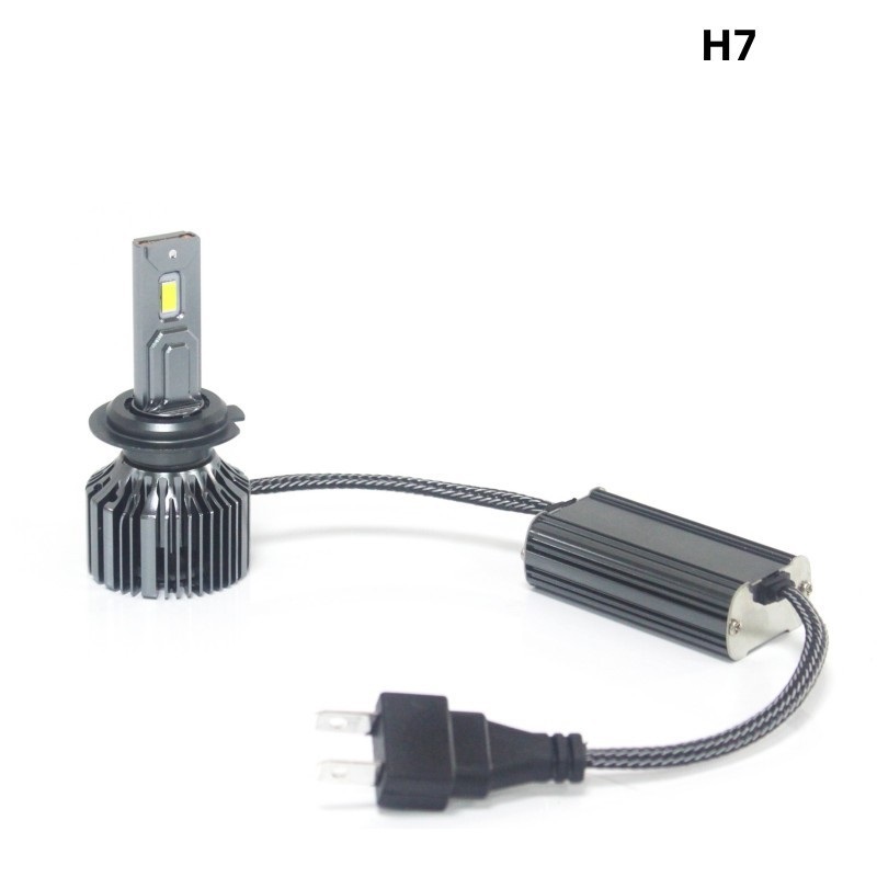 100W H7 H4 LED CAN LAMPA CANBUS LAMPA H8 H9 H11 HB3 9005 HB4 9006 20000LM Bulwa podwójna miedziana rurka do automatycznego