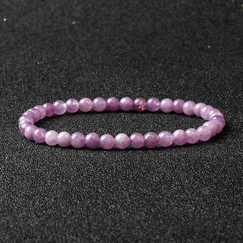 Charme Pulseiras 4mm Mini Chakra Pedra Pulseira Para Mulheres Energia Natural Stone Bead Yoga Cura Pulseira Homens Ágata Fluorite Onyx Jóias Pulsera