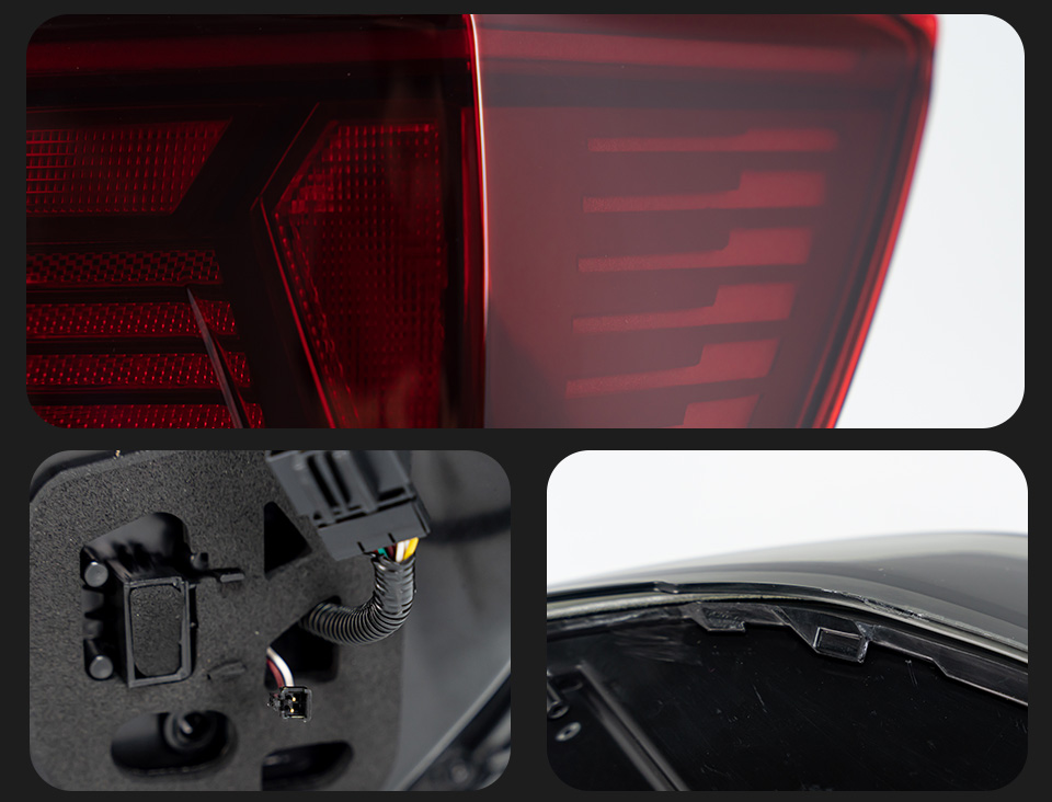 Dynamisk svängsignalljus för VW Polo Led Taillight 2019-2021 Bakre Running Brake Reverse Lamp Car Accessories