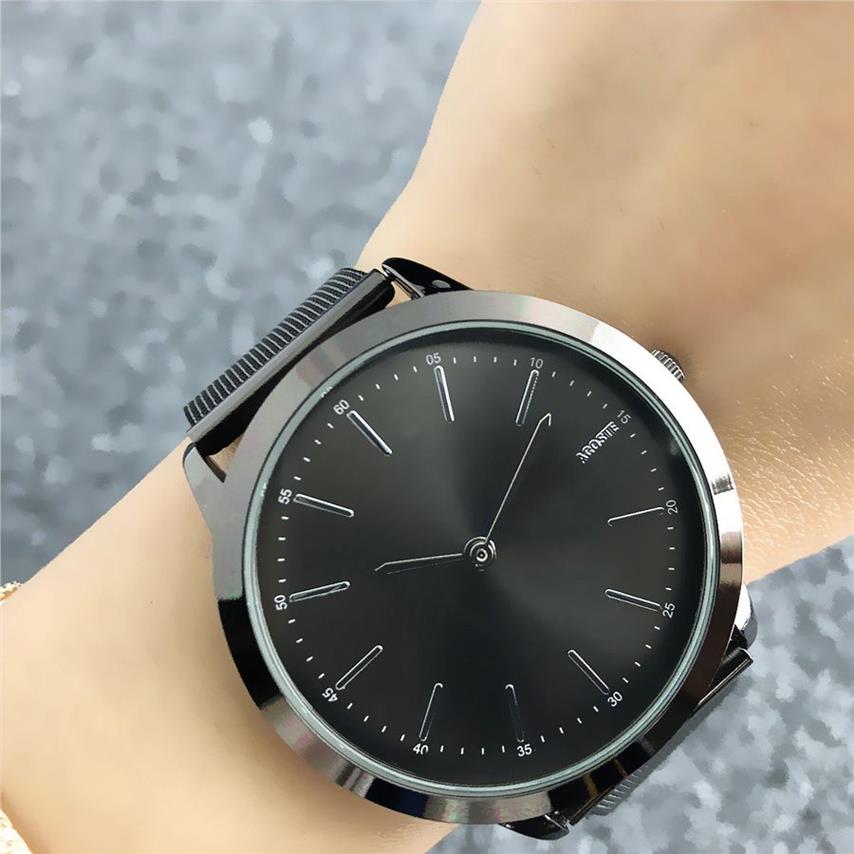 Crocodile Top marque montres à Quartz pour femmes hommes unisexe avec cadran de Style Animal en métal bracelet en acier montre horloge LA08233W
