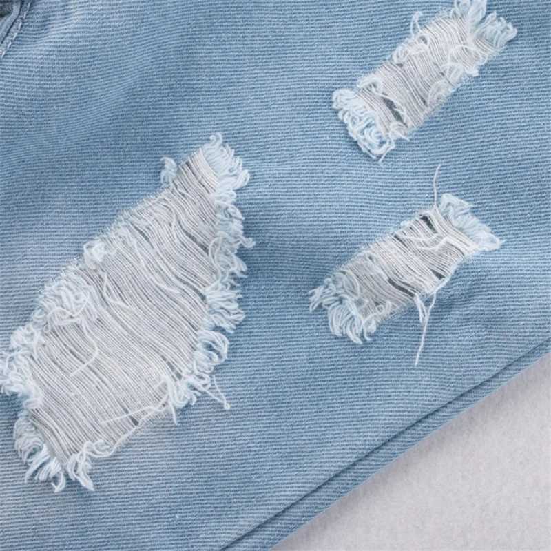 CROAL CHERIE Fashion Children Ripped Jeans Kids Boys Jeans Girls Jeans Denim Pants For Teenagers Boys Toddler Jeans (11)