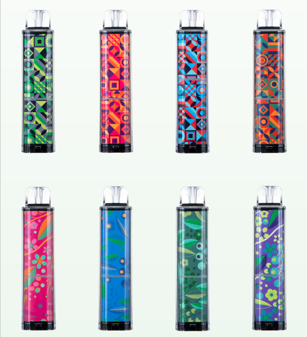 Original Crystal Vape Puff 7000 6600 Puffs engångsvapet 14 ml Förfylld 650mAh Battery RGB Mesh Coil Cigaretter PK Vapme 7000 Uzy Crystal Pro Max 10000 10K