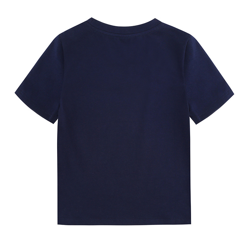 T-shirt à carreaux à manches courtes pour enfants, en coton, INS, décontracté, à la mode, vêtements assortis pour enfants, été 2024, S1049