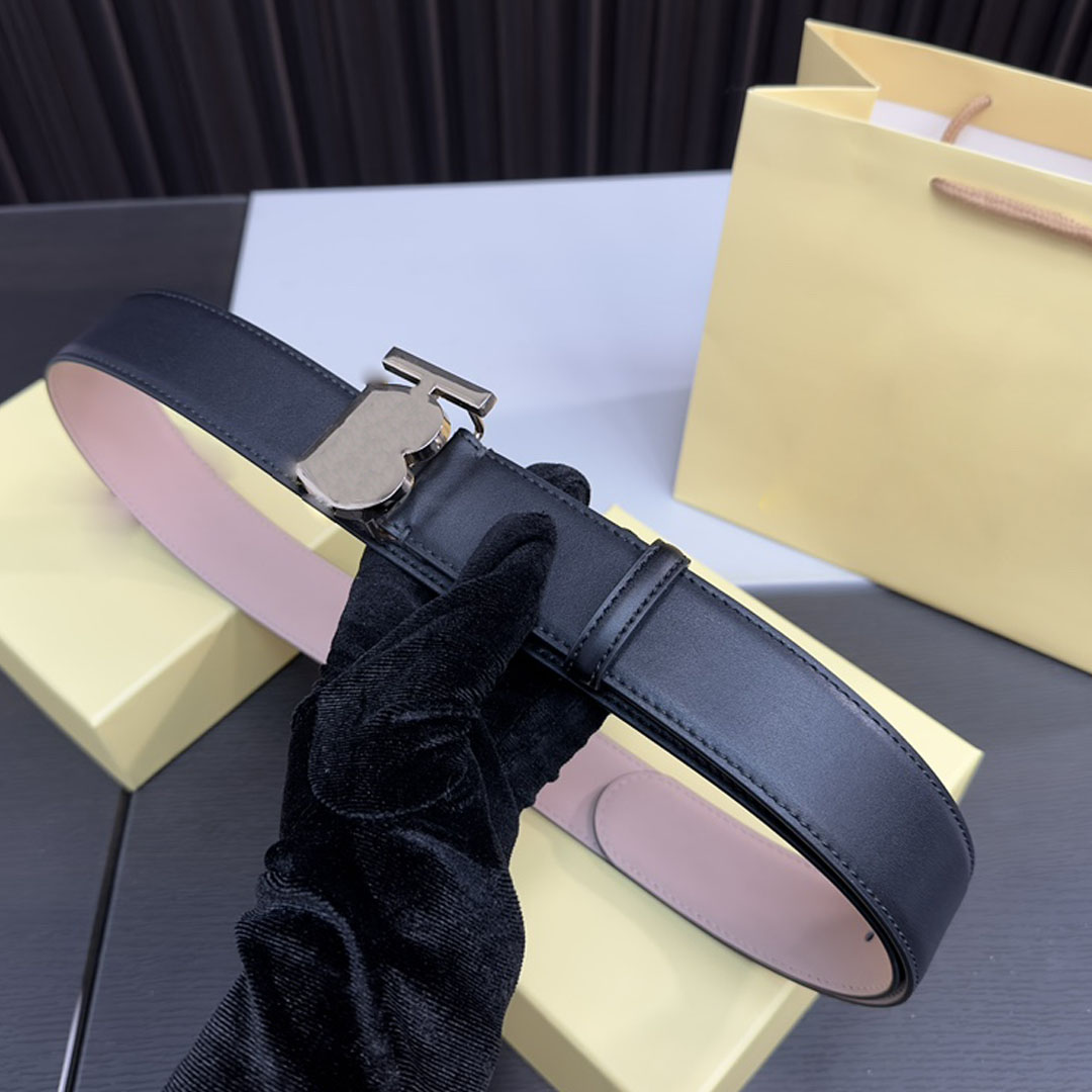 Cinturones de moda para mujer, hebilla de aguja de Metal con letras silenciosas, ropa informal para hombre combinada con cinturón de diseñador personalizado