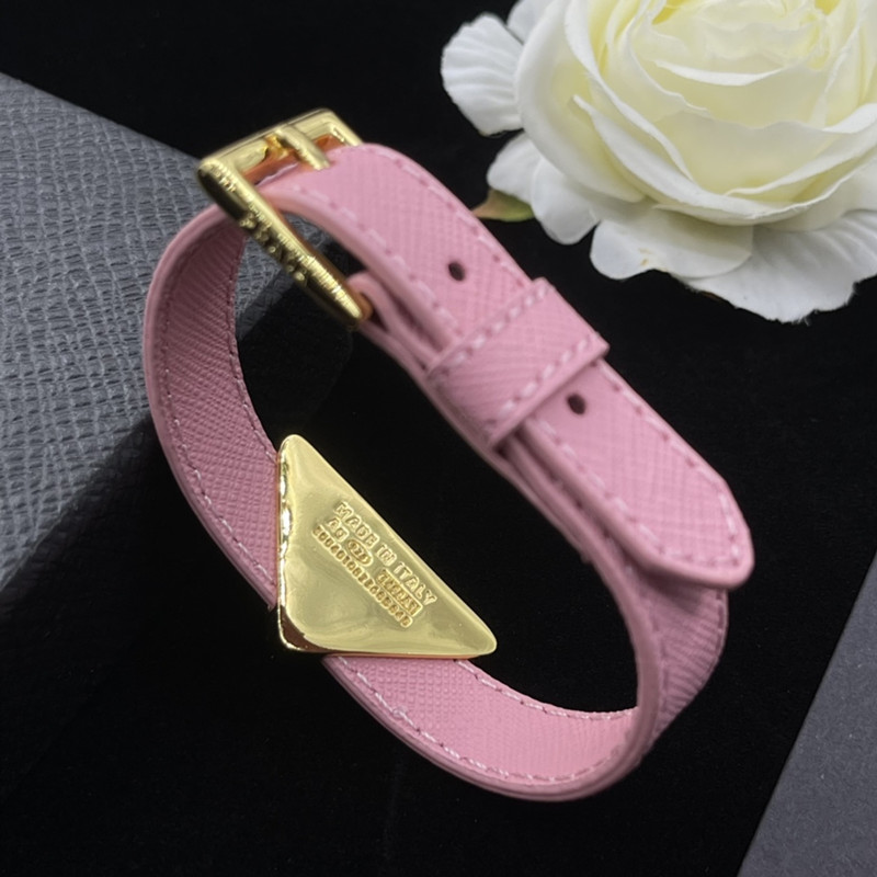 Designer Jewelry Bangle Silver Stainless Steel Luxury P leather bracelet Simple Cross Pattern Buckle Bangles Love Jewelry Women Men`s Bracelets no box