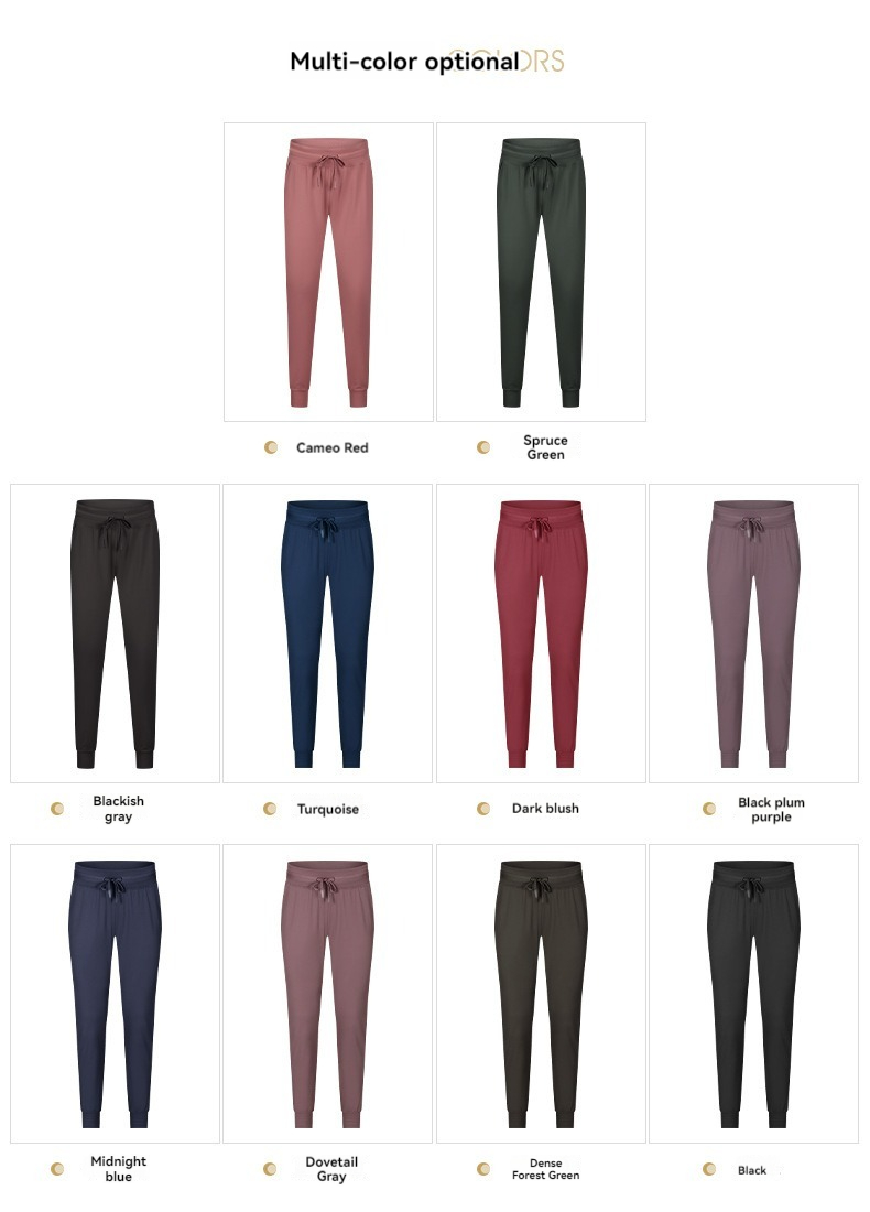 lululemone leggings sports Pantalons de jogging Vêtements de sport Pantalons de studio de yoga Dames Séchage rapide Pantalon de course avec cordon de serrage Loose Dance Jogger Girls Fitness lulumelon