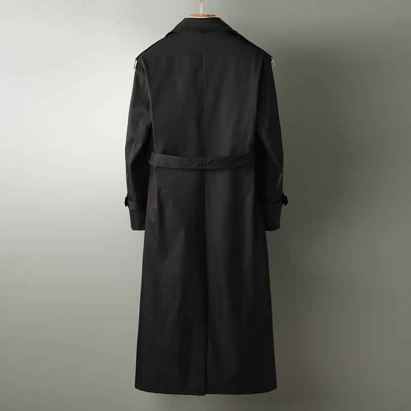 Zakelijke lange trenchcoat voor heren voor lange mannen Lente Herfst Mannelijke windjack met dubbele rij knopen Engelse stijl S-6XL