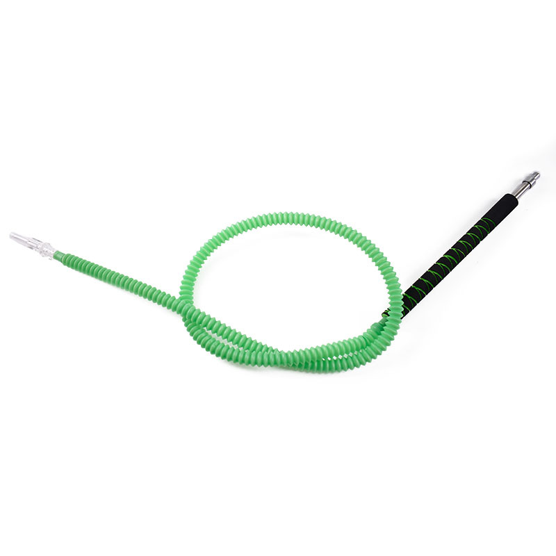 Wholesale Handle Arab hookah hoses Shisha pipes Silicone cigarette holder tube Plastic filter tube Scalable