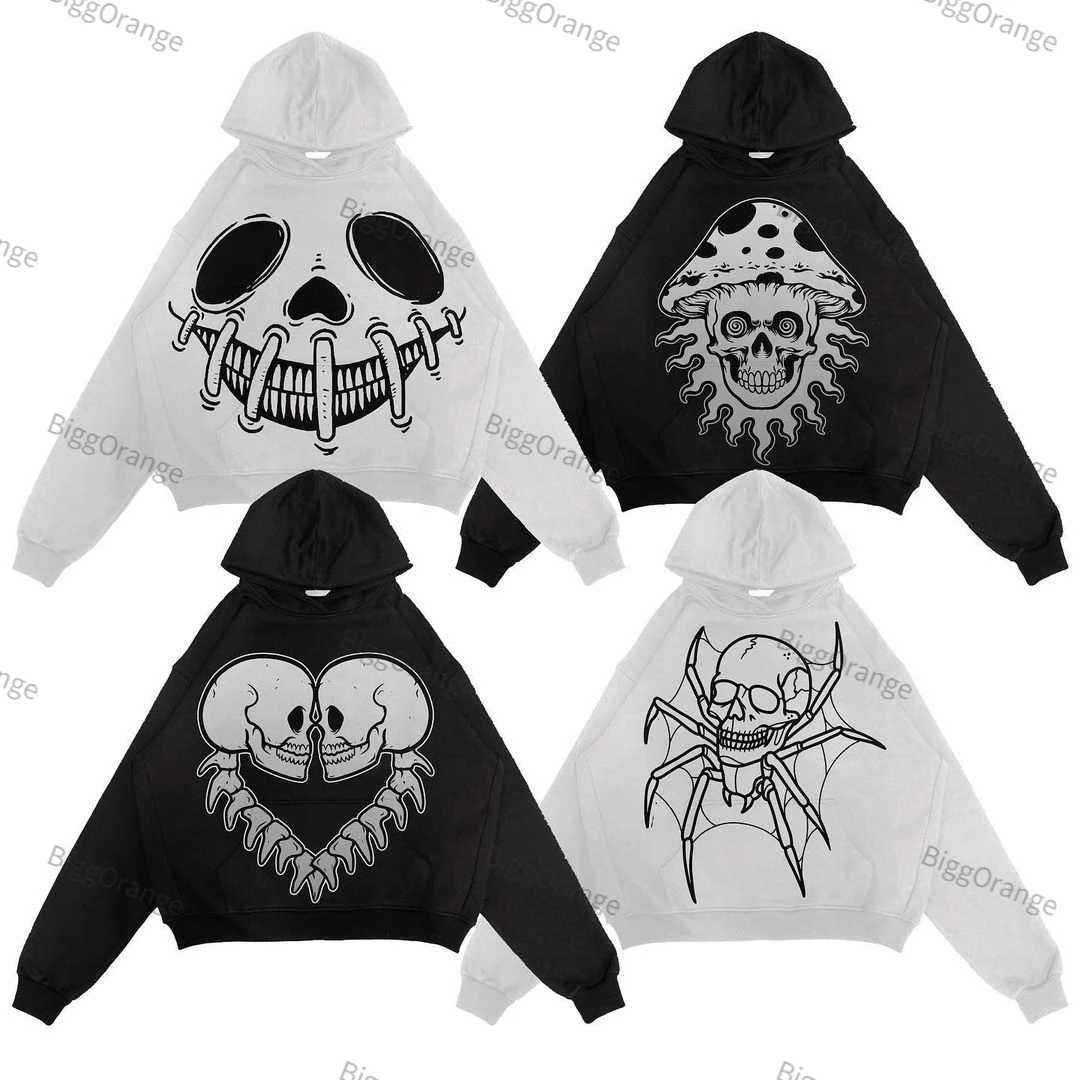 Men's Hoodies Sweatshirts Pants New Street Hip Hop Print Men and Sweater Youth Clothing Fashion Loose Casual Tops hoodie bape hoodiesephemeralew