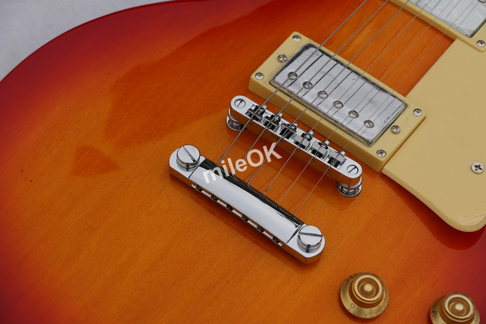 Custom Shop Slash Cherry Red LP E-Gitarre, Lep Standard-Gitarre