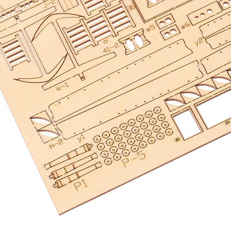 3D-puzzels DIY handgemaakte montageschip 21 