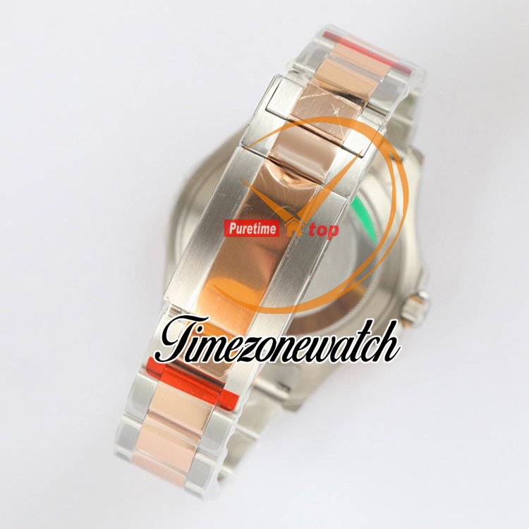 EWF V2 YM 40 mm 126621 A3235 automatisch herenhorloge zwarte wijzerplaat 904L stalen tweekleurige roségouden kast armband beste versie dezelfde seriële garantiekaart Timezonewatch EWC03