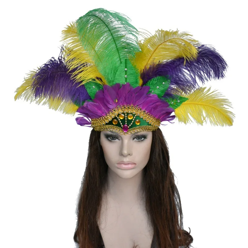 Brazilië Carnaval Party Feather hoofdtooi