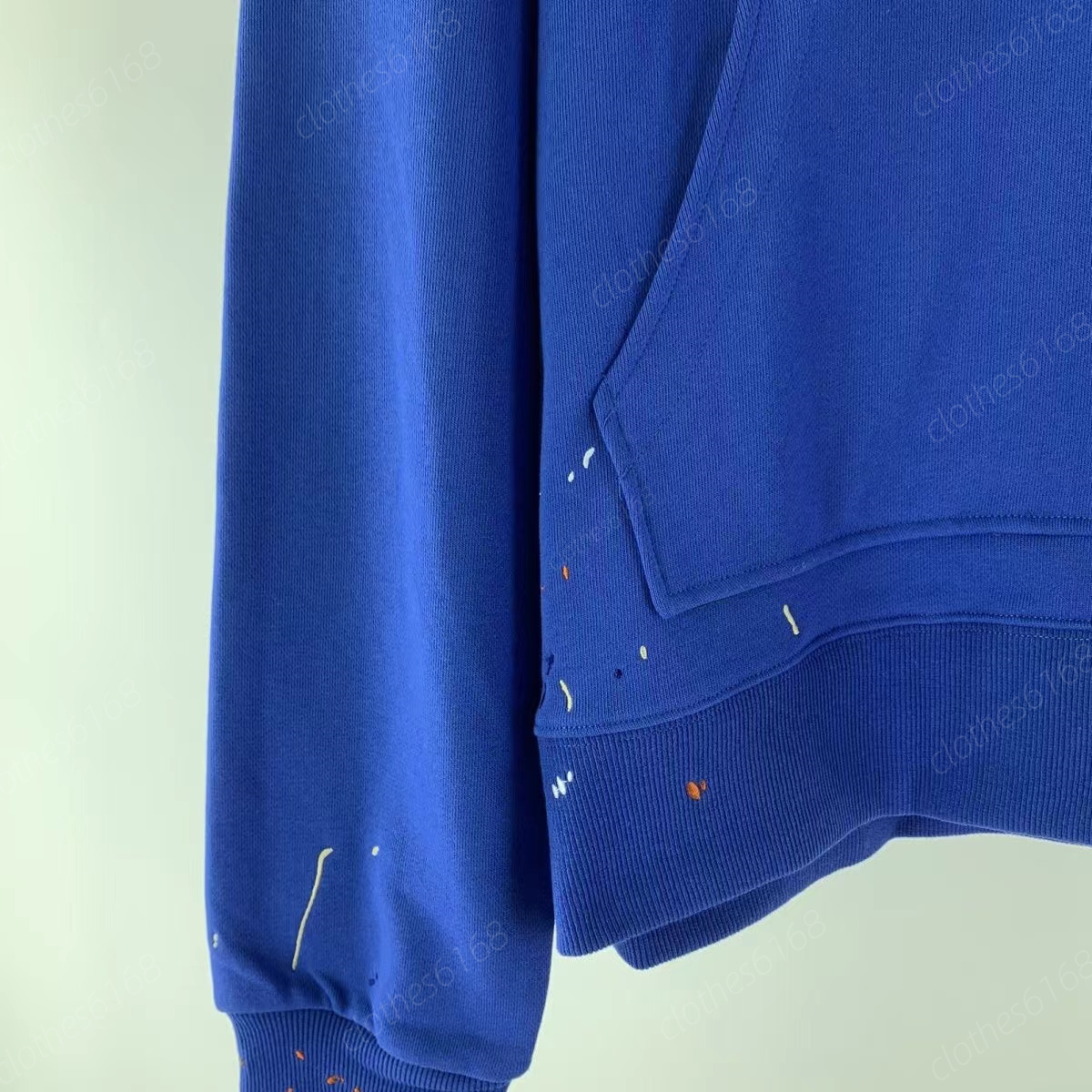 24SS Nowy projektant z kapturem mężczyźni kobiety bluzy pary bluzy Top wysokiej jakości haftowe litera męskie Skoczki na długie rękawy Luksusowa odzież uliczna Hip Hop