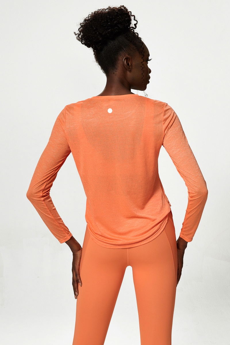 LL женская рубашка с длинным рукавом для йоги, спортивная одежда, блузка, впитывающая влагу, высокоэластичные модные футболки для фитнеса и тренировок, топы C139